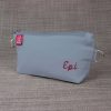 Personalized Canvas Zipper Pencil Case with Name Embroidered Custom Pouch Gift for Her Handmade Makeup Bag Unique Organize Eco-Friendly Light Gray Handmade personalized cotton canvas pencil pouch embroidered name case gift idea custom cosmetic bag school organizer estuche personalizado hecho a mano Federmäppchen Baumwolle mit Namen personnalisé trousse brodée astuccio personalizzato fatto a mano 帆布笔袋 定制礼物 キャンバスペンケース 名入れ バッグ regalo unico organizer maquillage