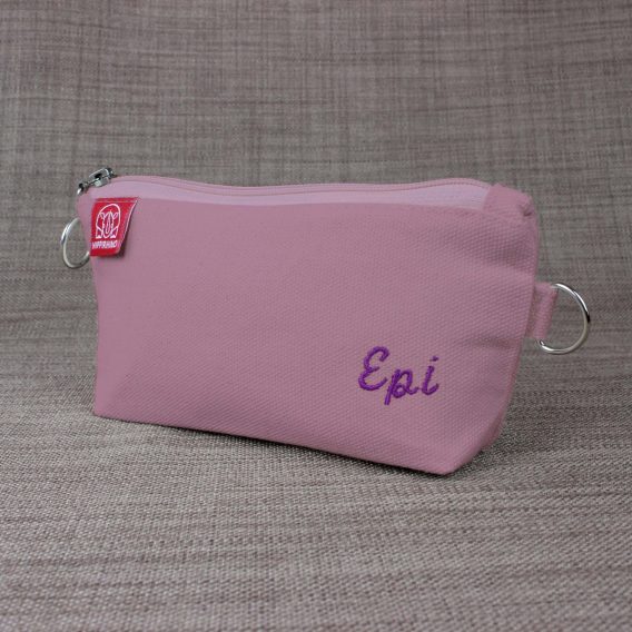 Canvas Pencil Pen Case Stationery Case Pouch Bag Personalized Embroidered Custom Name Initials on Pouch Cute Cosmetic Office Organizer Candy Pink Handmade personalized cotton canvas pencil pouch embroidered name case gift idea custom cosmetic bag school organizer estuche personalizado hecho a mano Federmäppchen Baumwolle mit Namen personnalisé trousse brodée astuccio personalizzato fatto a mano 帆布笔袋 定制礼物 キャンバスペンケース 名入れ バッグ regalo unico organizer maquillage