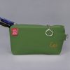 Personalized Cotton Canvas Pouch Custom Embroidered Name Pencil Case Zipper Pouch with Initial Embroidery Makeup Bag Handmade Eco-Friendly Light Military Green Handmade personalized cotton canvas pencil pouch embroidered name case gift idea custom cosmetic bag school organizer estuche personalizado hecho a mano Federmäppchen Baumwolle mit Namen personnalisé trousse brodée astuccio personalizzato fatto a mano 帆布笔袋 定制礼物 キャンバスペンケース 名入れ バッグ regalo unico organizer maquillage