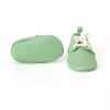 Leather Baby Moccasins Soft Sole Crib Shoes Barefoot Newborn Footwear Padded Insole Unique Shower Gift Breathable Full Grain Leather Booties