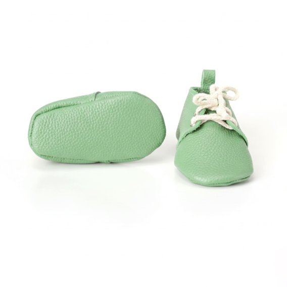 Leather Baby Moccasins Soft Sole Crib Shoes Barefoot Newborn Footwear Padded Insole Unique Shower Gift Breathable Full Grain Leather Booties