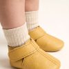 yellow mustard genuine leather baby moccasins soft sole fold-over cuff infant shoes yellow mustard genuine leather baby moccasins soft sole fold-over cuff infant shoes