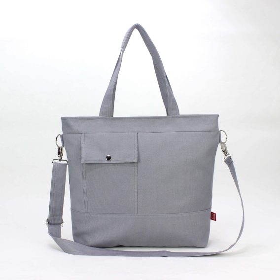 Handmade Light Gray Cotton Canvas Tote Bag with Crossbody Strap, Gri Pamuklu Kanvas Tote Çanta ve Askı, Bolso tote lona gris con bandolera, Graue Canvas Tasche mit Schultergurt, Sac cabas en toile grise avec bandoulière, Borsa tote in tela grigia con tracolla, Grijze katoenen canvas shopper met riem, 灰色帆布托特包带斜挎带, グレー コットン キャンバス トートバッグ, ग्रे कॉटन कैनवास टोट बैग स्ट्रैप के साथ, حقيبة توت قطنية رمادية بحزام كروس, Bolsa tote lona cinza com alça transversal, 그레이 코튼 캔버스 토트백 크로스백