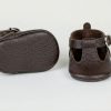 Handmade Dark Brown Leather Baby T-Strap Shoes, Koyu Kahverengi Deri Bebek T-Strap Ayakkabı, Zapatos de bebé cuero marrón, Dunkelbraune Baby-Lederschuhe, Chaussures bébé cuir marron, Scarpine neonato pelle marrone, Bruine leren babyschoentjes, 深棕色真皮婴儿鞋, ダークブラウン レザー ベビーシューズ, डार्क ब्राउन लेदर बेबी जूते, حذاء طفل جلدي بني داكن, Sapatinho de couro marrom, 다크 브라운 가죽 아기 신발