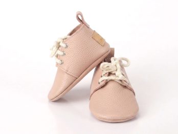Handmade Blush Pink Leather Baby Lace-Up Boots, Soft Sole Infant Booties, Toddler First Walker Shoes, Botines de bebé con cordones de cuero rosa, Zapatos de bebé suela blanda, Puderrosa Baby-Schnürboots aus Leder, Weiche Sohle Krabbelschuhe, Bottines bébé à lacets en cuir rose poudré, Chaussures premier pas nouveau-né, Scarpine neonato stringate in pelle rosa cipria, Primi passi suola morbida, Cute Newborn Gift, Leather Footwear for Babies, Soft Genuine Leather, Newborn Shower Present