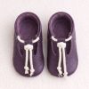 9 Purple leather baby shoes Soft sole infant moccasins T-strap toddler crib booties Handmade pre-walker slippers Plum violet first walker shoes Drawstring natural lace footwear Zapatos de bebé cuero morado Mocasines de piel suela blanda Calzado infantil recién nacido Lila Leder Krabbelschuhe Weiche Baby Lauflernschuhe Handgefertigte Erstlingsschuhe Scarpine neonato pelle viola Mocassini bebè suola morbida Chaussons bébé cuir violet Mocassins premier pas souples